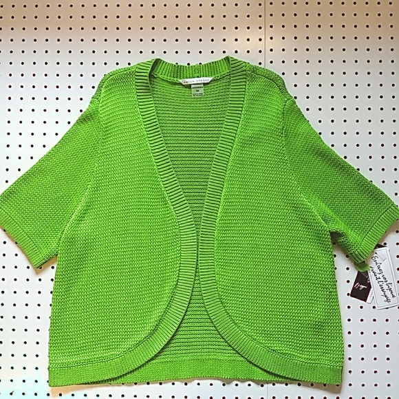 Peter Nygard Sweaters - Peter Nygard Green Cardigan, Size 3X